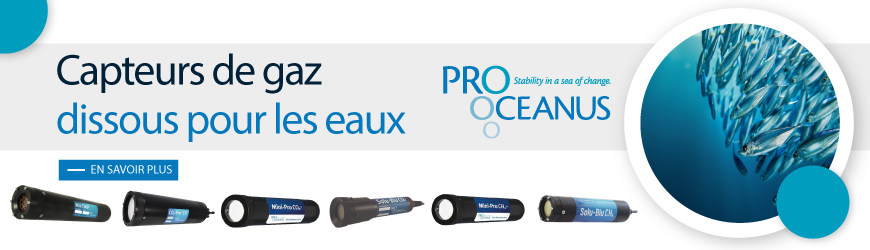 Capteurs de gaz dissous dans l'eau